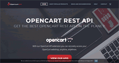 Desktop Screenshot of opencart-api.com